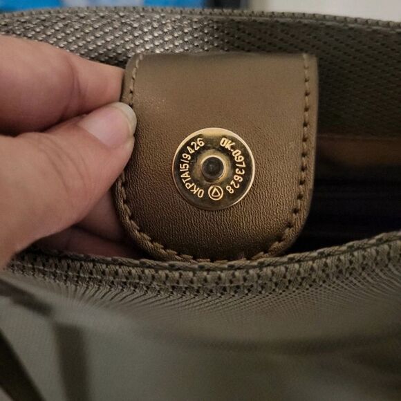 DVF Diane Von Furstenberg Tote Bag Olive Green and Brown - Picture 6 of 14